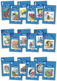 Jolly Phonics Readers - Complete Set Blue Level (Pack Of 18)